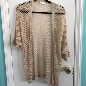Loose Cream Colored Cardigan